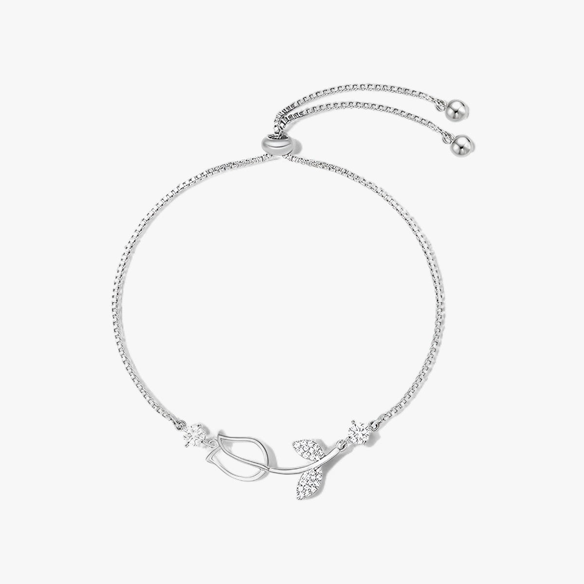 Tulpen-Opal-Charm-Armband