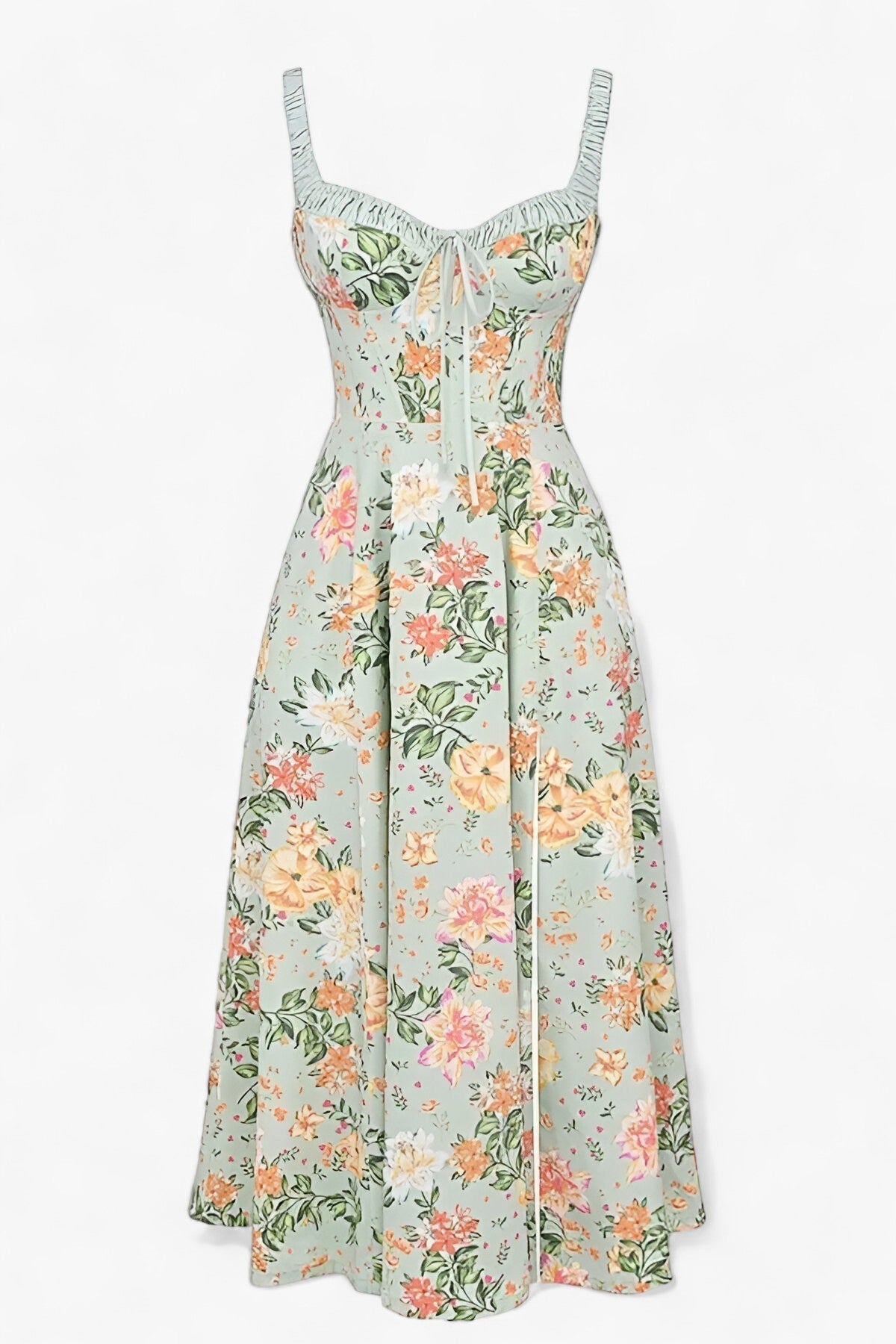 Floral lace dress for summer