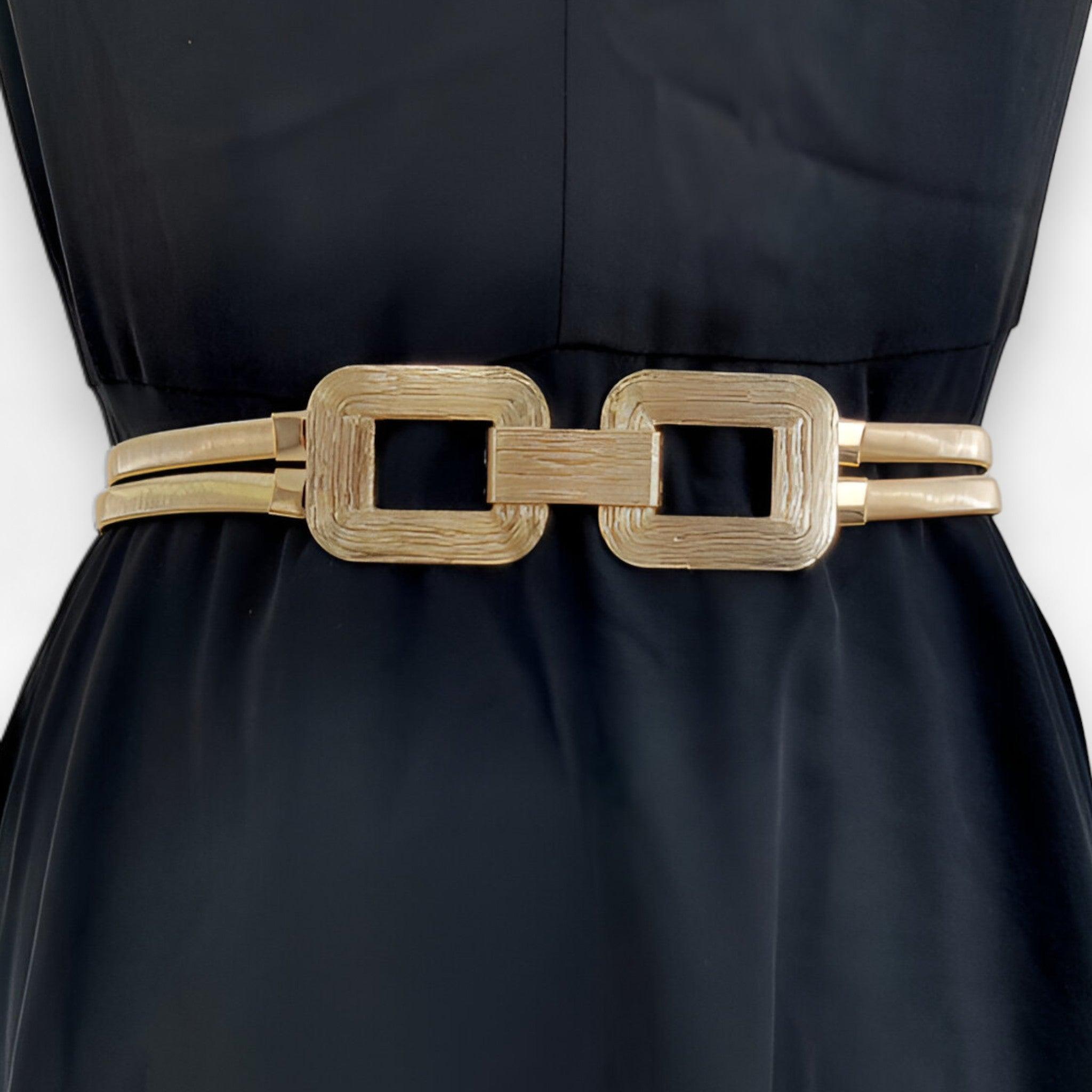 Valenzora | Glamour Gold Chain Straps for Women Comfortable Stretch Fit