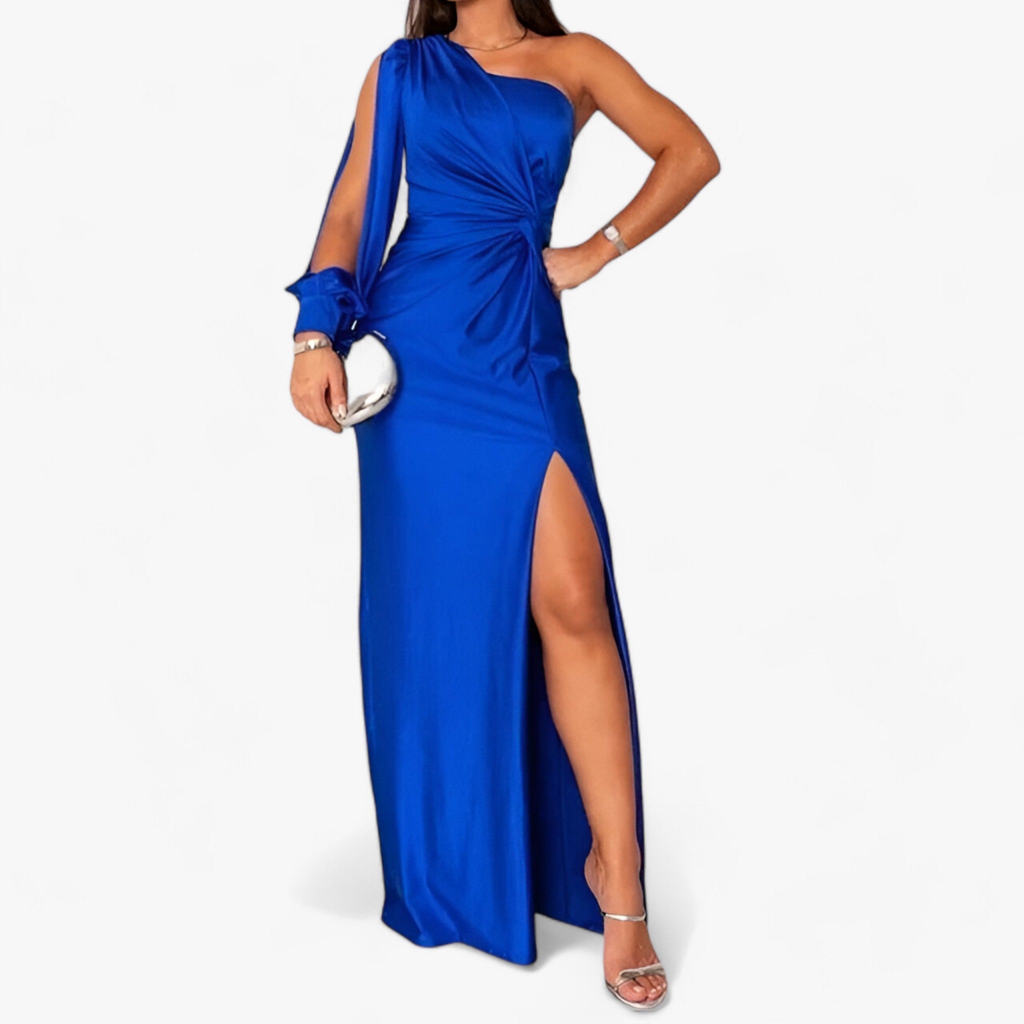 Évora | Langes Satin-Kleid - Elegant und Bequem