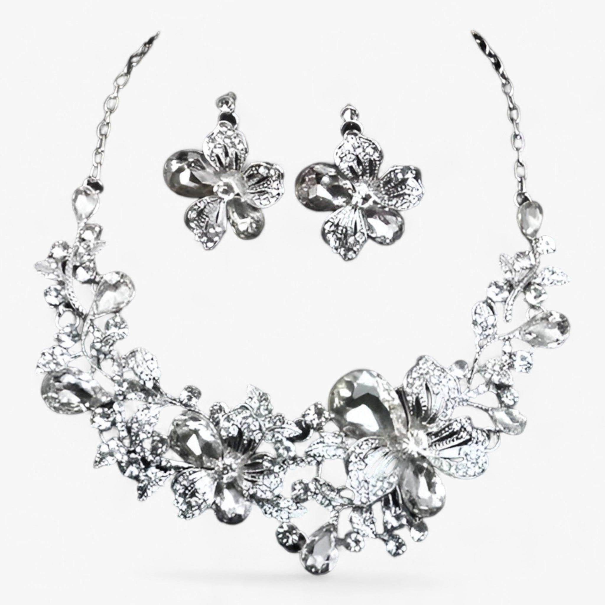 Valenzora | Bridal Jewelry Flower Necklaces and Earrings