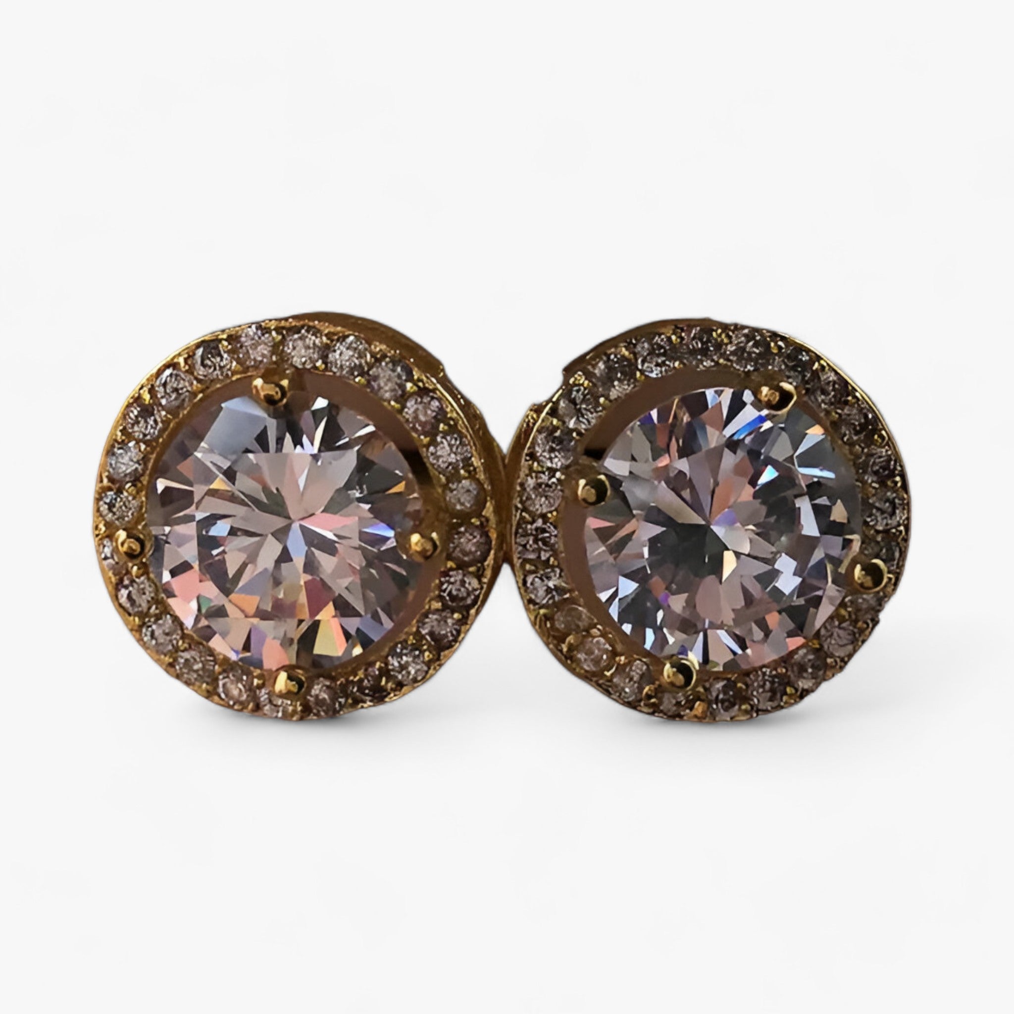 Round stud earrings - Add timeless sophistication to your look