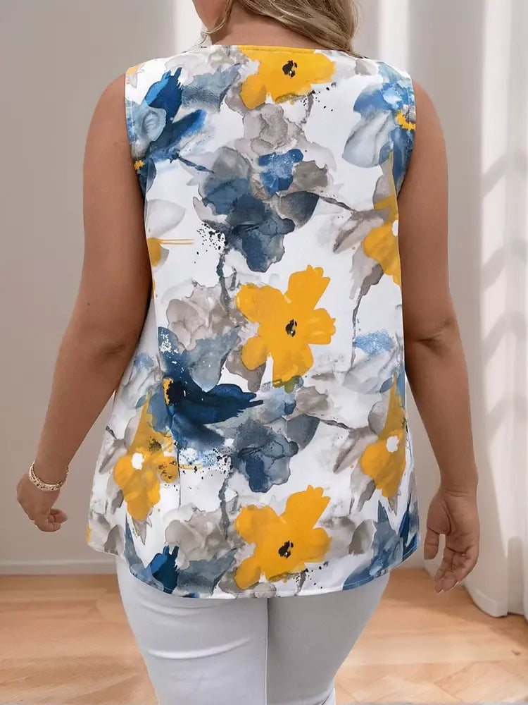 Valenzora | Ärmelloses Pailletten-Minikleid mit Rundhalsausschnitt