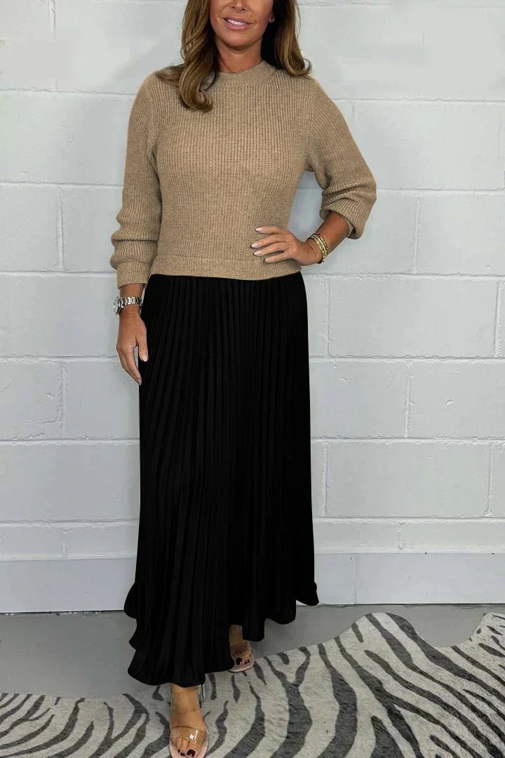 Valenzora | Elegant 2-in-1 dress-sweater