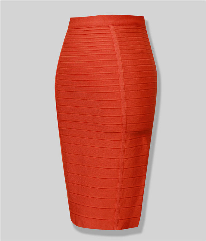 Valenzora | Bodycon rayon bandage skirt