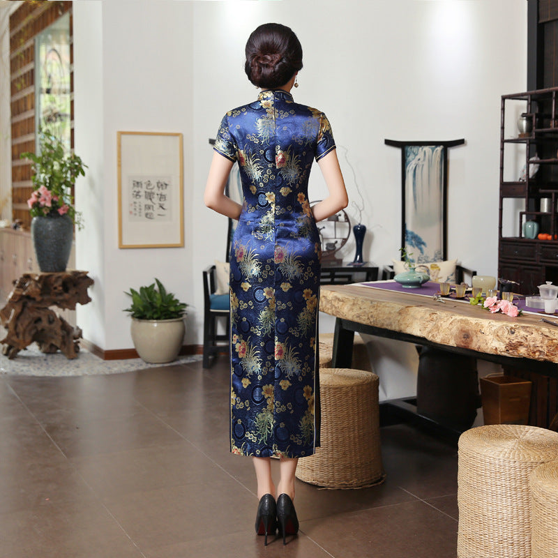 Valenzora | Green Rayon Cheongsam Chinese Classical
