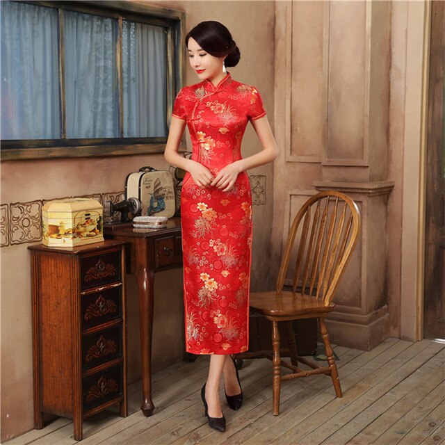 Valenzora | Green Rayon Cheongsam Chinese Classical