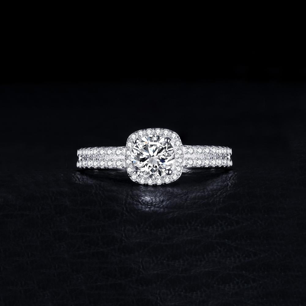 Valenzora | Classic 925 Sterling Silver Rings with Zircon Gemstone