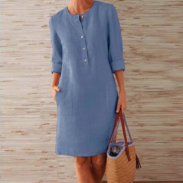 Valenzora - Midi-length dress for women