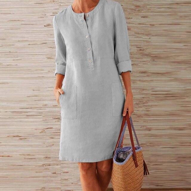 Valenzora - Midi-length dress for women