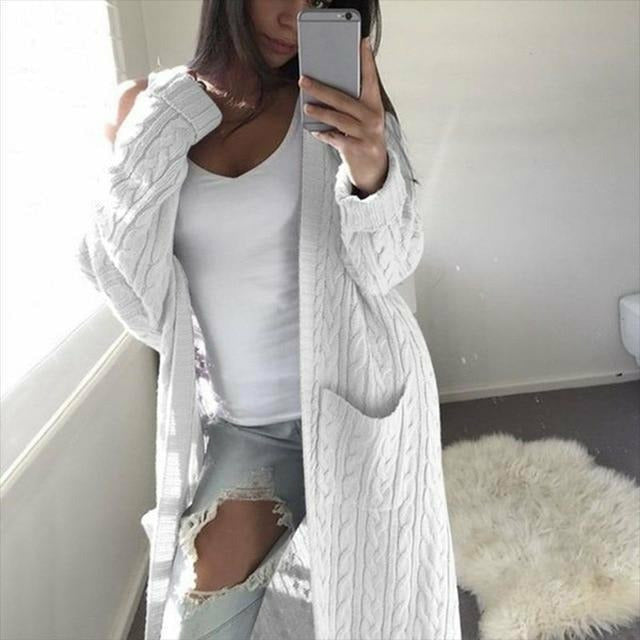 Valenzora | Casual Warm Long Cardigan