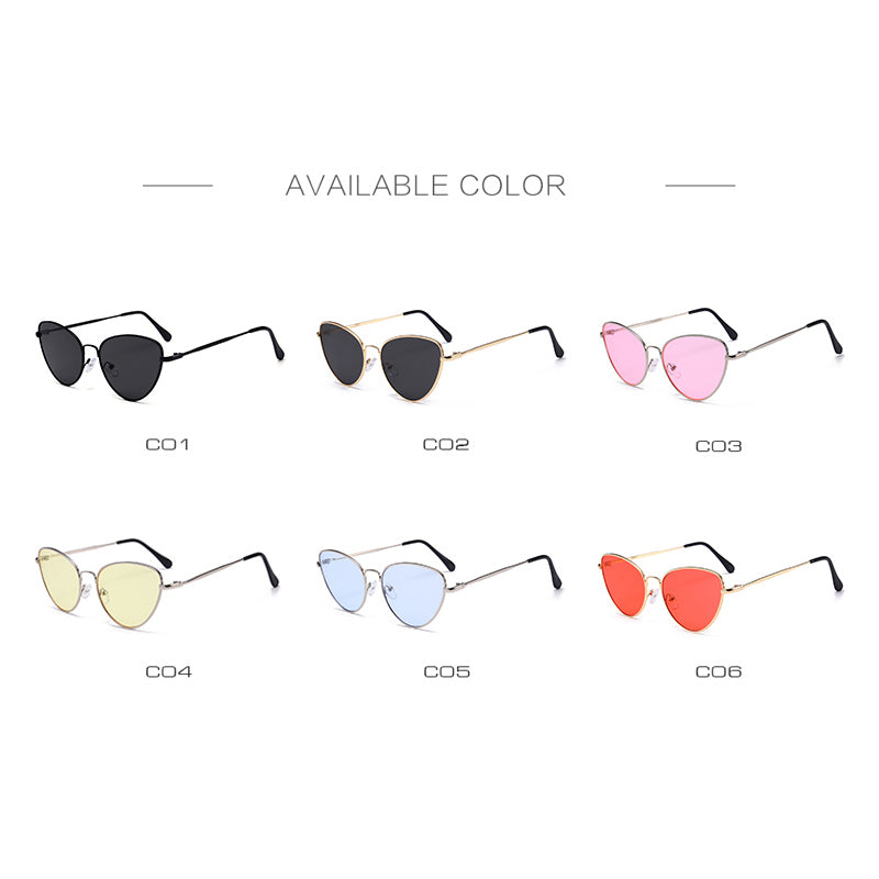 Valenzora | Small Vintage Cat Eye Sunglasses