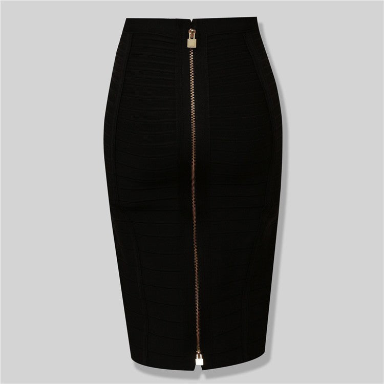 Valenzora | Bodycon rayon bandage skirt
