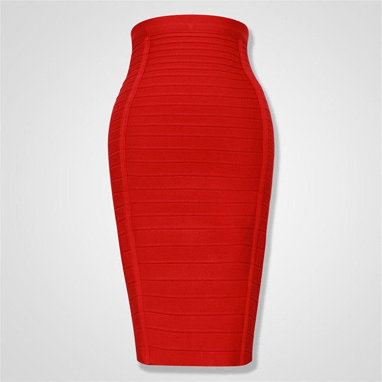 Valenzora | Bodycon rayon bandage skirt
