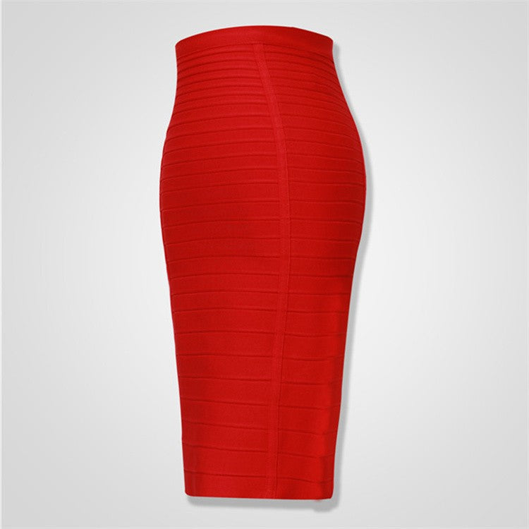 Valenzora | Bodycon rayon bandage skirt