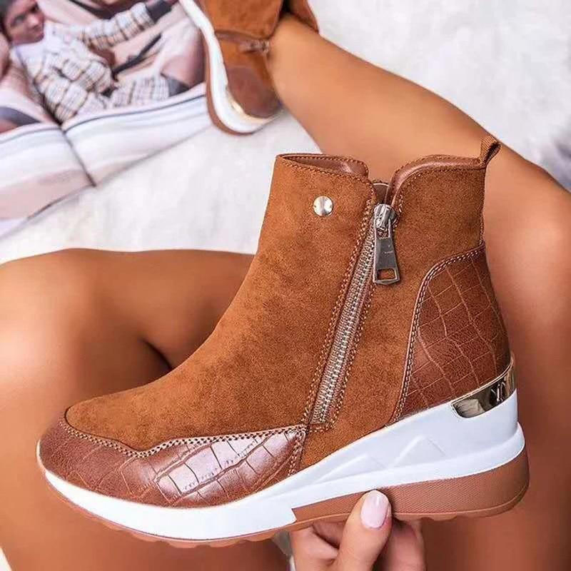 Valenzora | High-top platform ankle boots