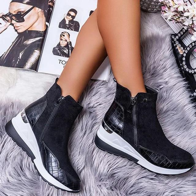 Valenzora | High-top platform ankle boots