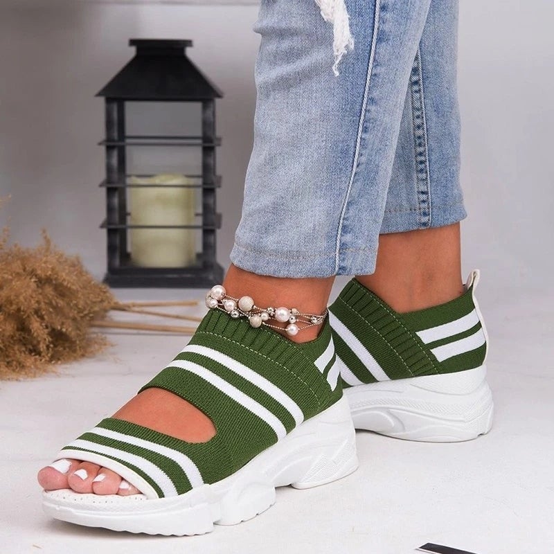 Valenzora | Canvas platform sandals