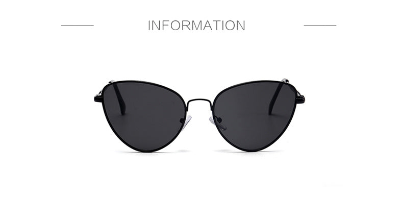 Valenzora | Small Vintage Cat Eye Sunglasses
