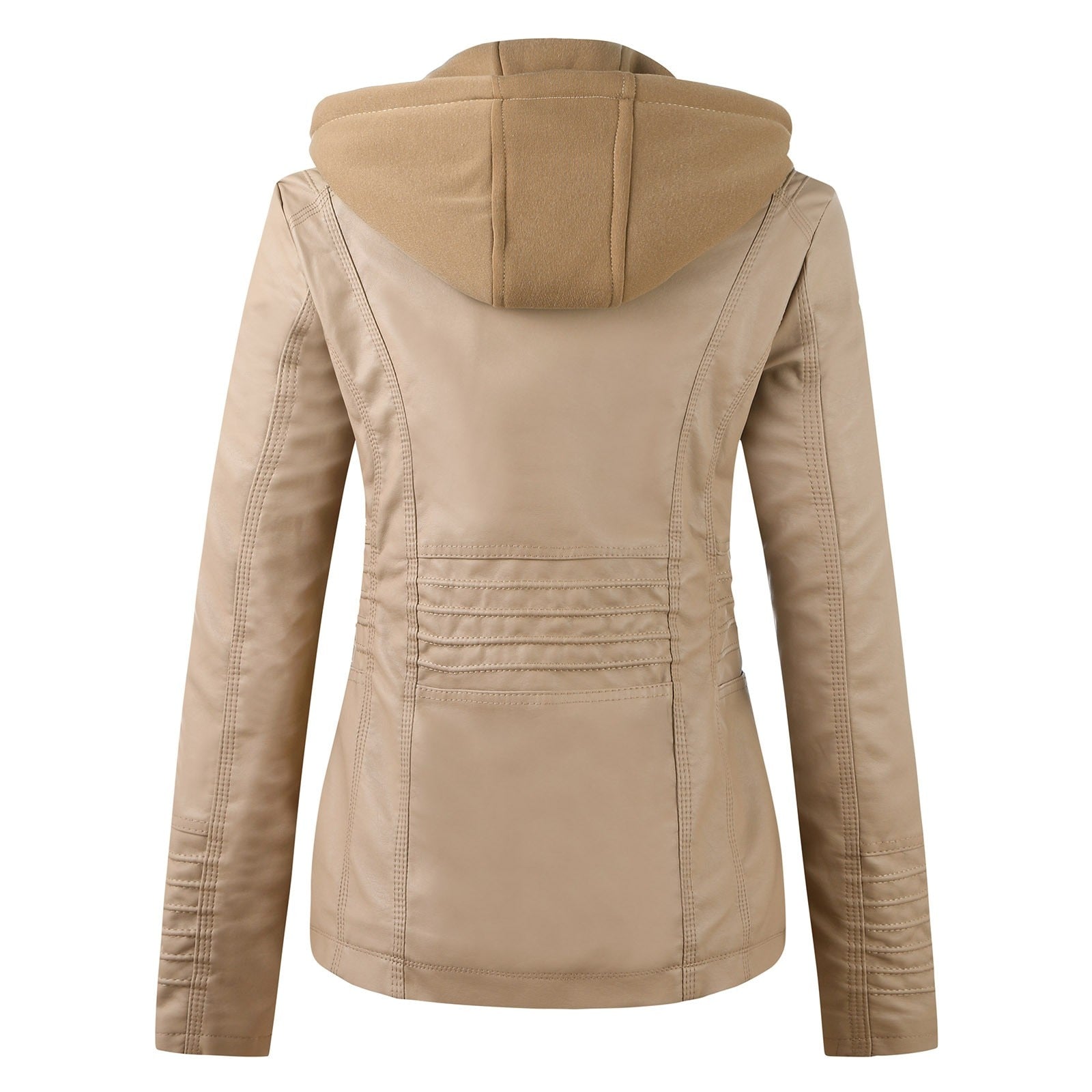 Valenzora | Designer-Lederjacke mit Kapuze