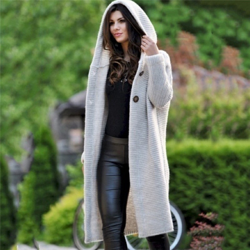 Valenzora | Extra-lange Strickjacke