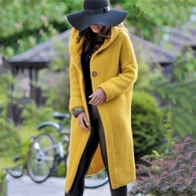Valenzora | Extra-lange Strickjacke