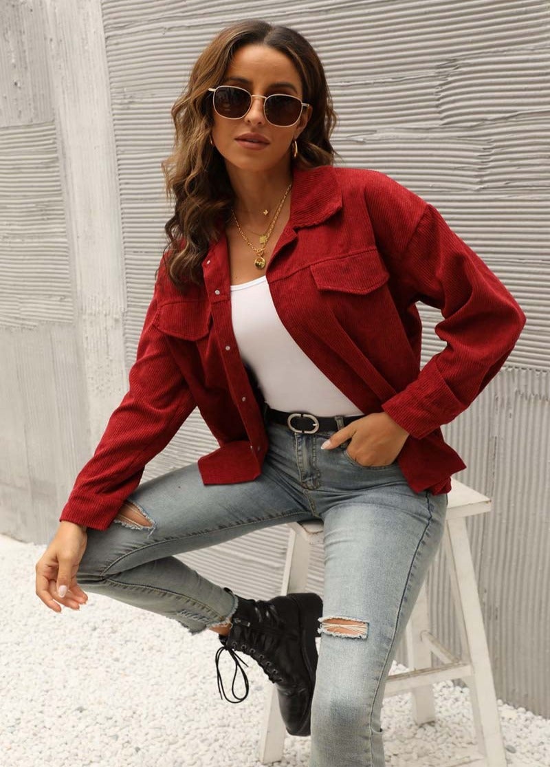 Valenzora | Moderne Cordjacke