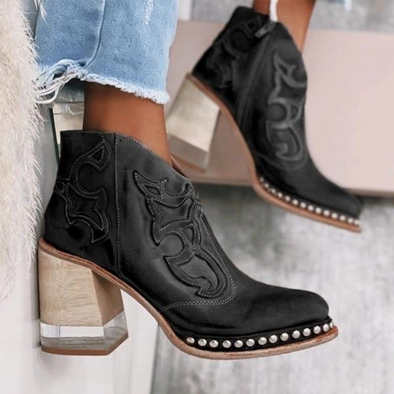 Valenzora | Casual cowboy ankle boots