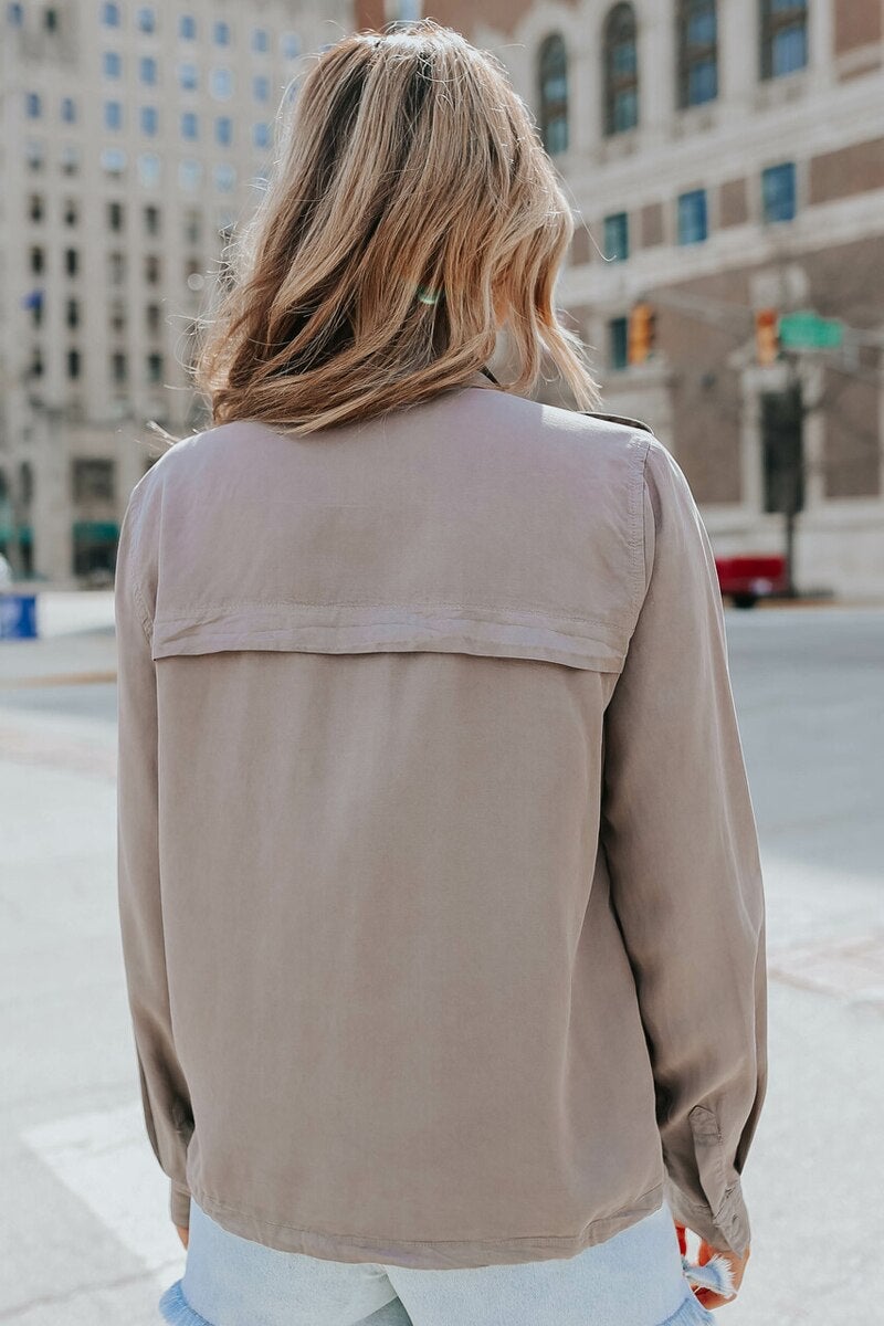 Valenzora | Casual transitional jacket with zipper