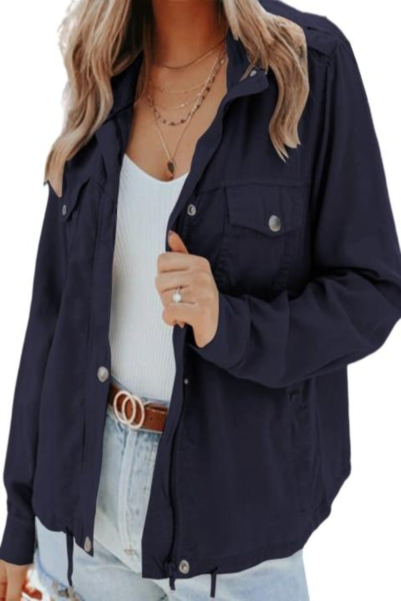 Valenzora | Casual transitional jacket with zipper