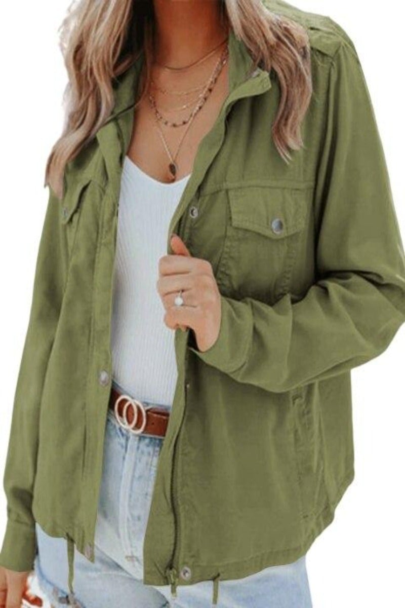 Valenzora | Casual transitional jacket with zipper