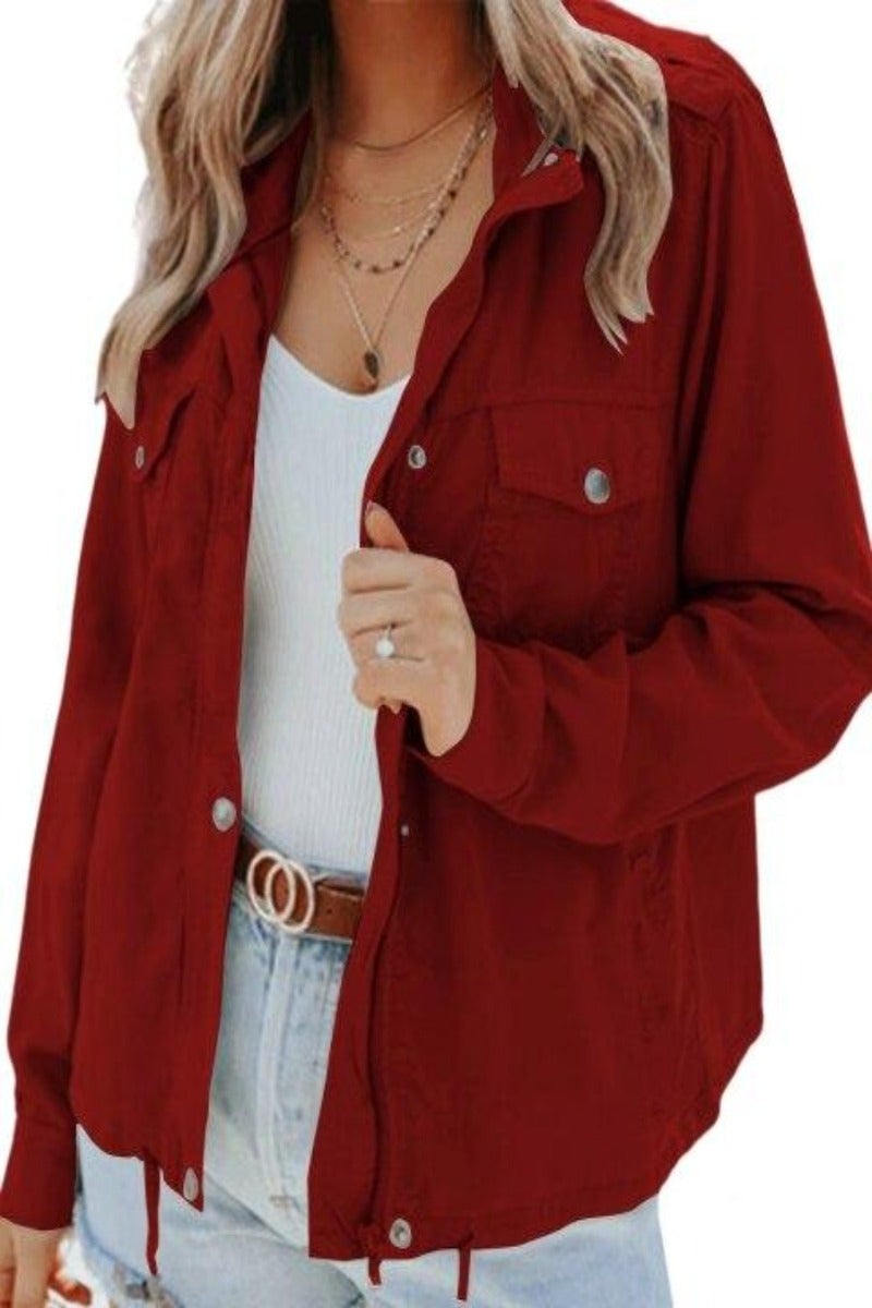 Valenzora | Casual transitional jacket with zipper