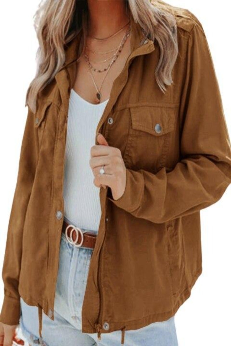 Valenzora | Casual transitional jacket with zipper