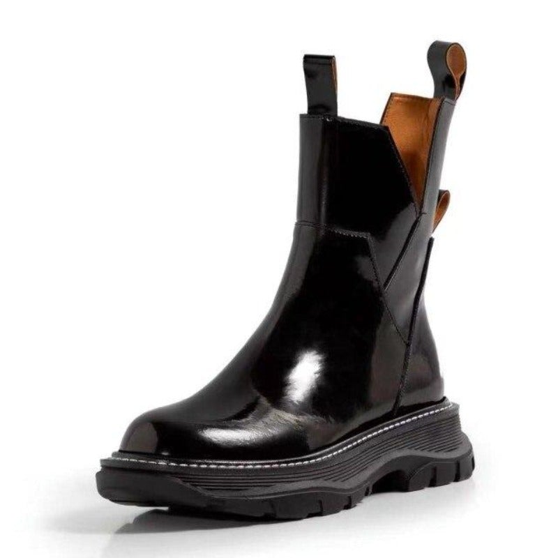 Valenzora | Casual ankle boots with zipper