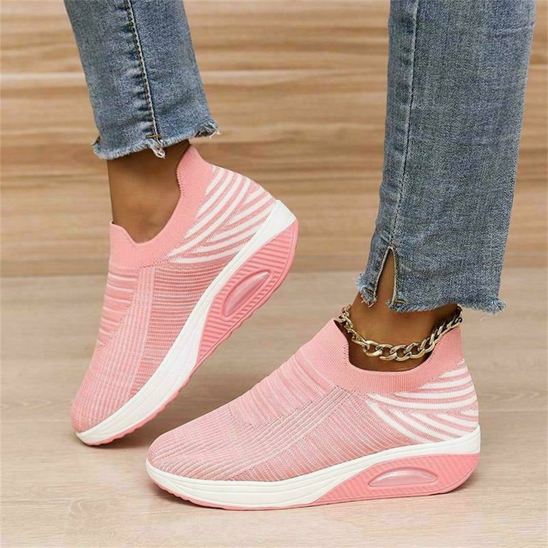 Valenzora | Casual Striped Sneakers