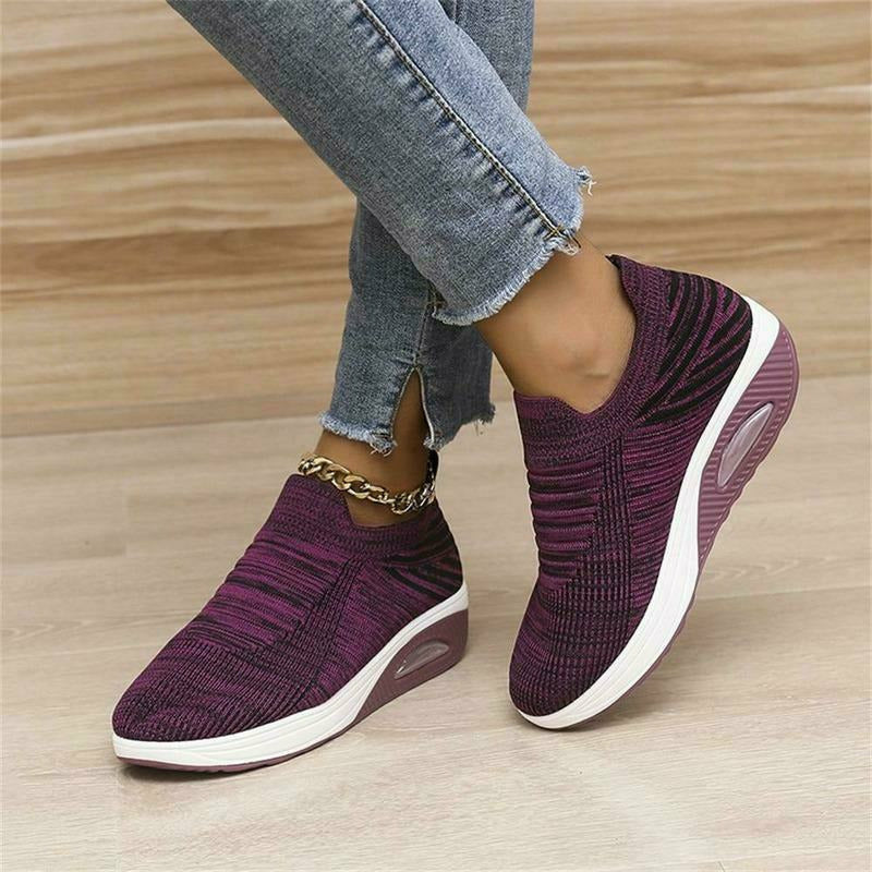 Valenzora | Casual Striped Sneakers