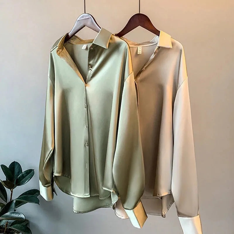 Valenzora | Stylish satin shirt