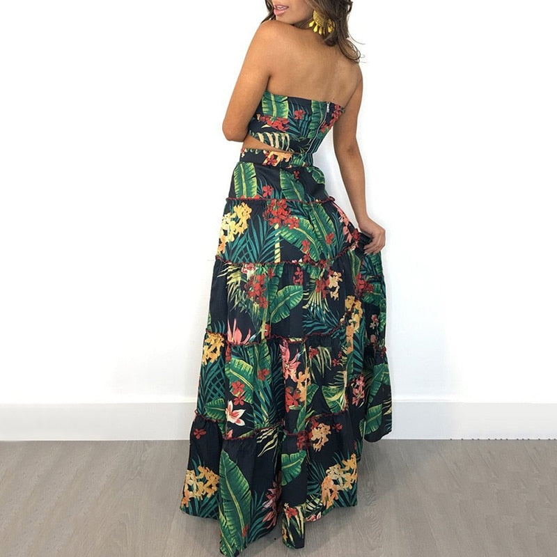 Valenzora | Two-piece bandeau maxi