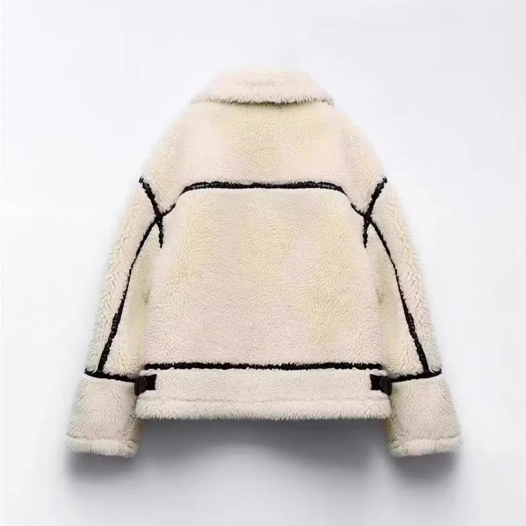 Valenzora | Soft, warm teddy jacket