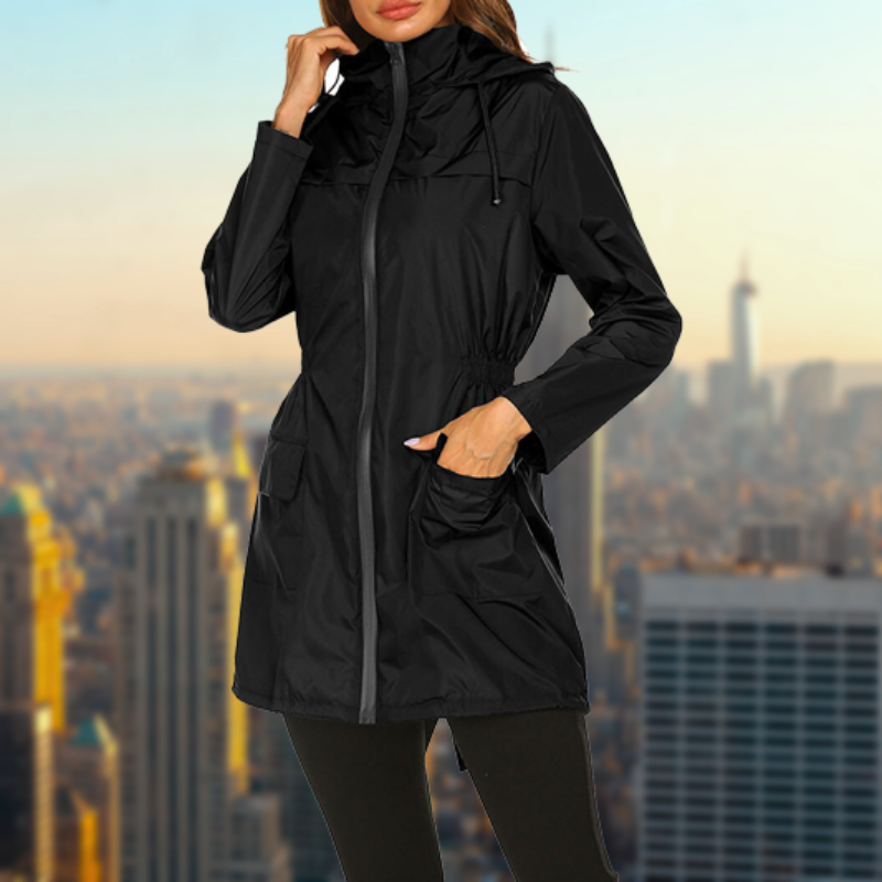 Valenzora | Women's Waterproof Lightweight Rain Jacket