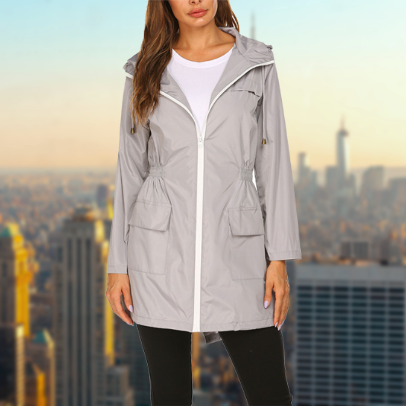 Valenzora | Women's Waterproof Lightweight Rain Jacket