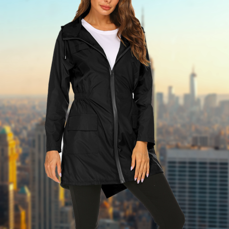 Valenzora | Women's Waterproof Lightweight Rain Jacket