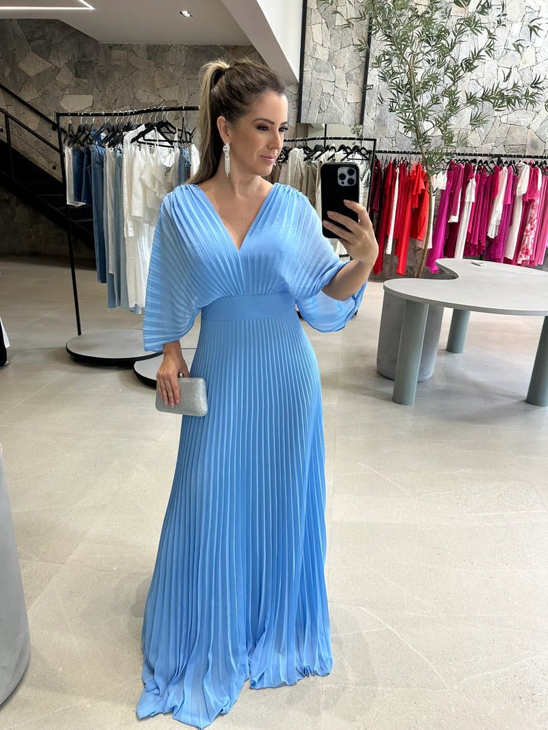 Valenzora | Fließendes Sommerkleid mit bauchkaschierendem Effekt