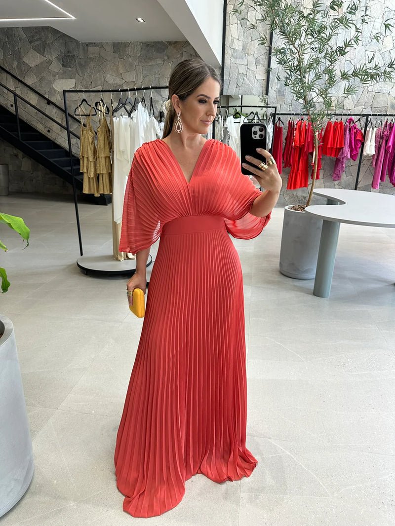 Valenzora | Fließendes Sommerkleid mit bauchkaschierendem Effekt