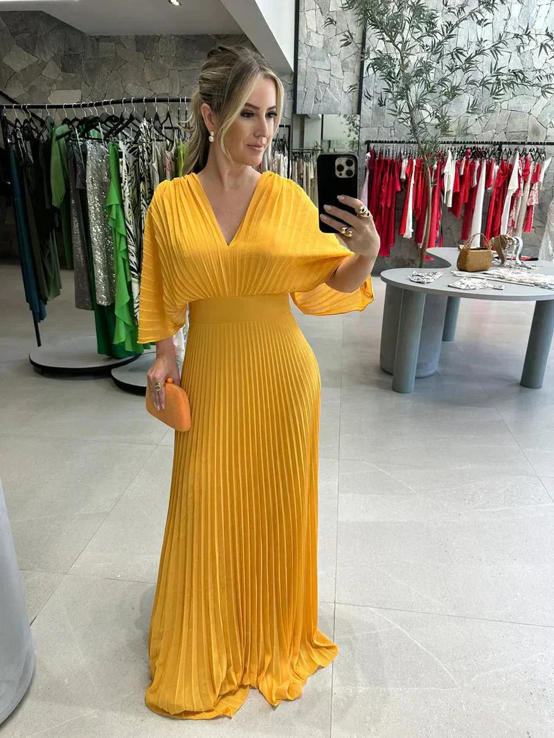 Valenzora | Fließendes Sommerkleid mit bauchkaschierendem Effekt