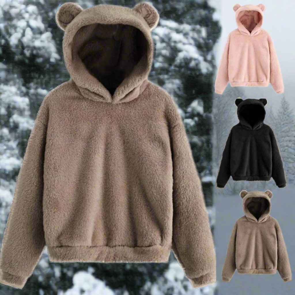 Valenzora | Warmer Kapuzenpullover mit Ohren