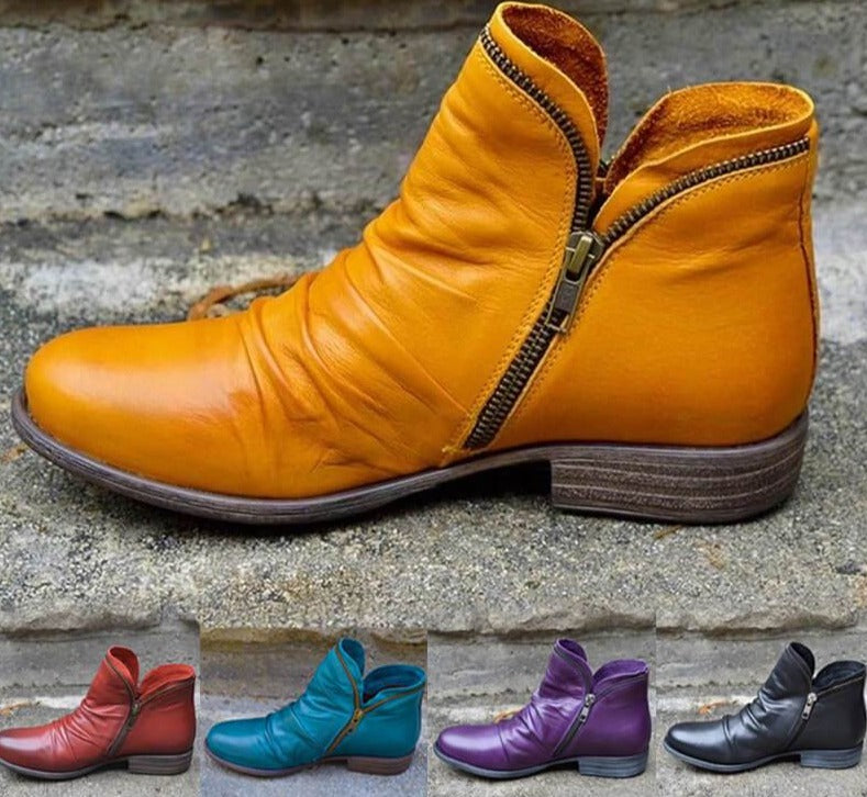 Valenzora | Women's Zipper Boots