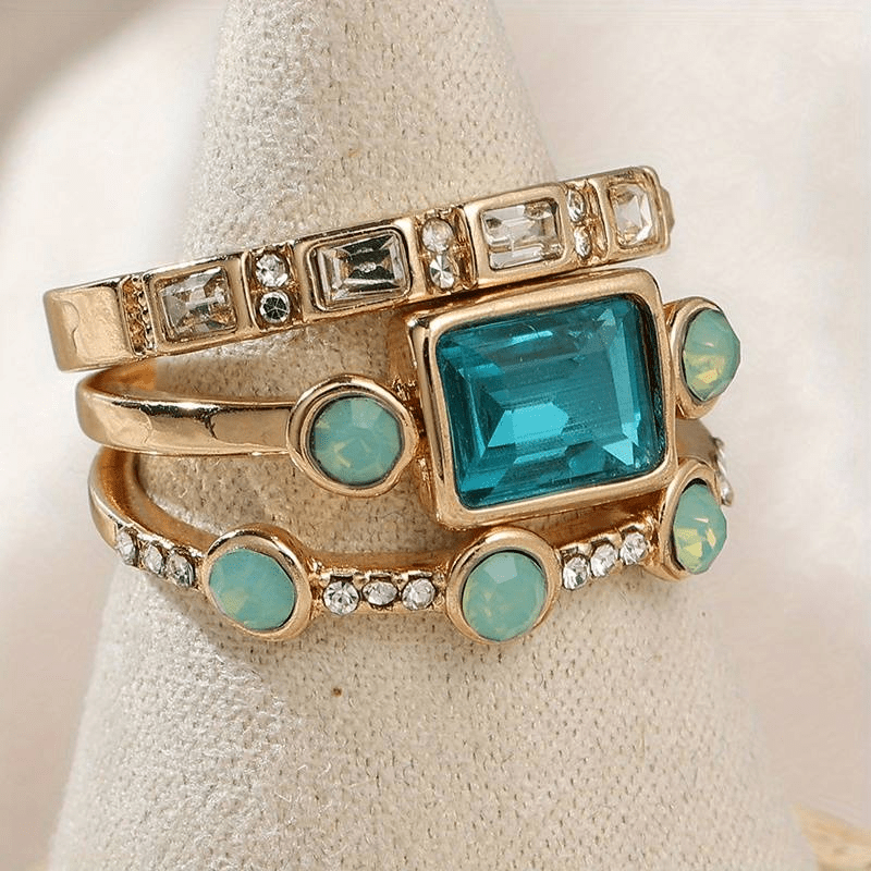 Valenzora | Blue Crystal in Wine Days Style