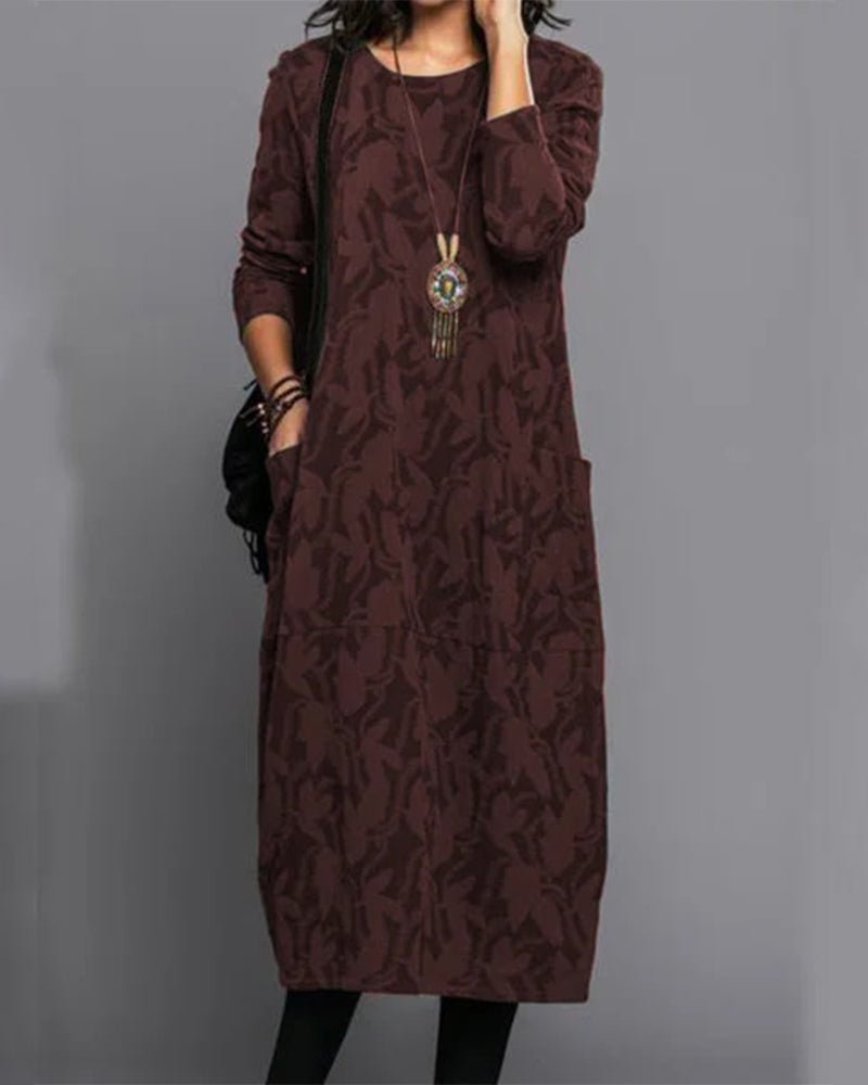 Valenzora | Elegantes langes Leinenkleid für Damen