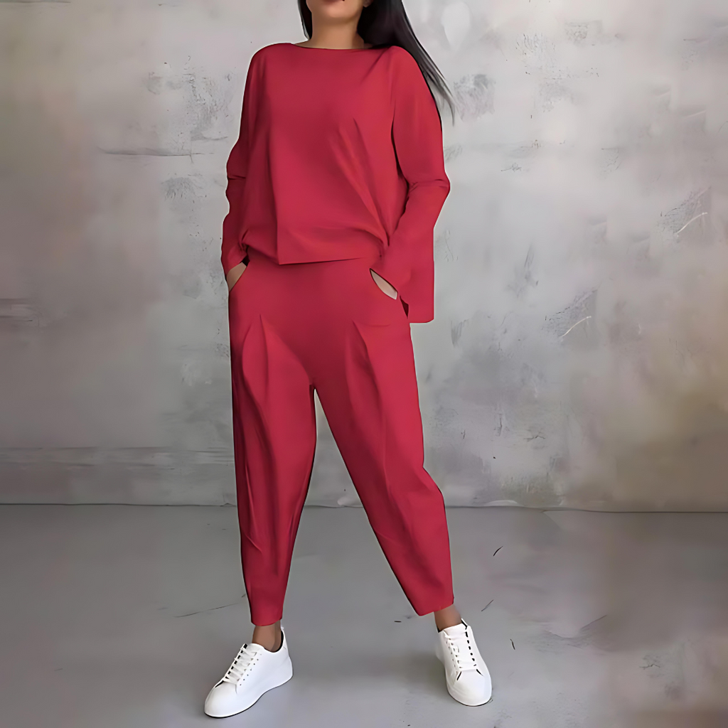Valenzora | Casual autumn 2-piece set for women